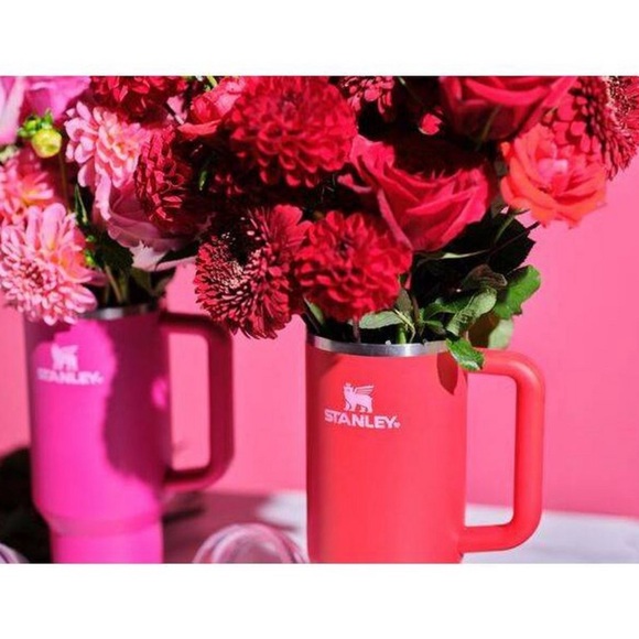 New Target red Valentine’s Day limited edition Stanley 40 oz Flowstate - Picture 7 of 8
